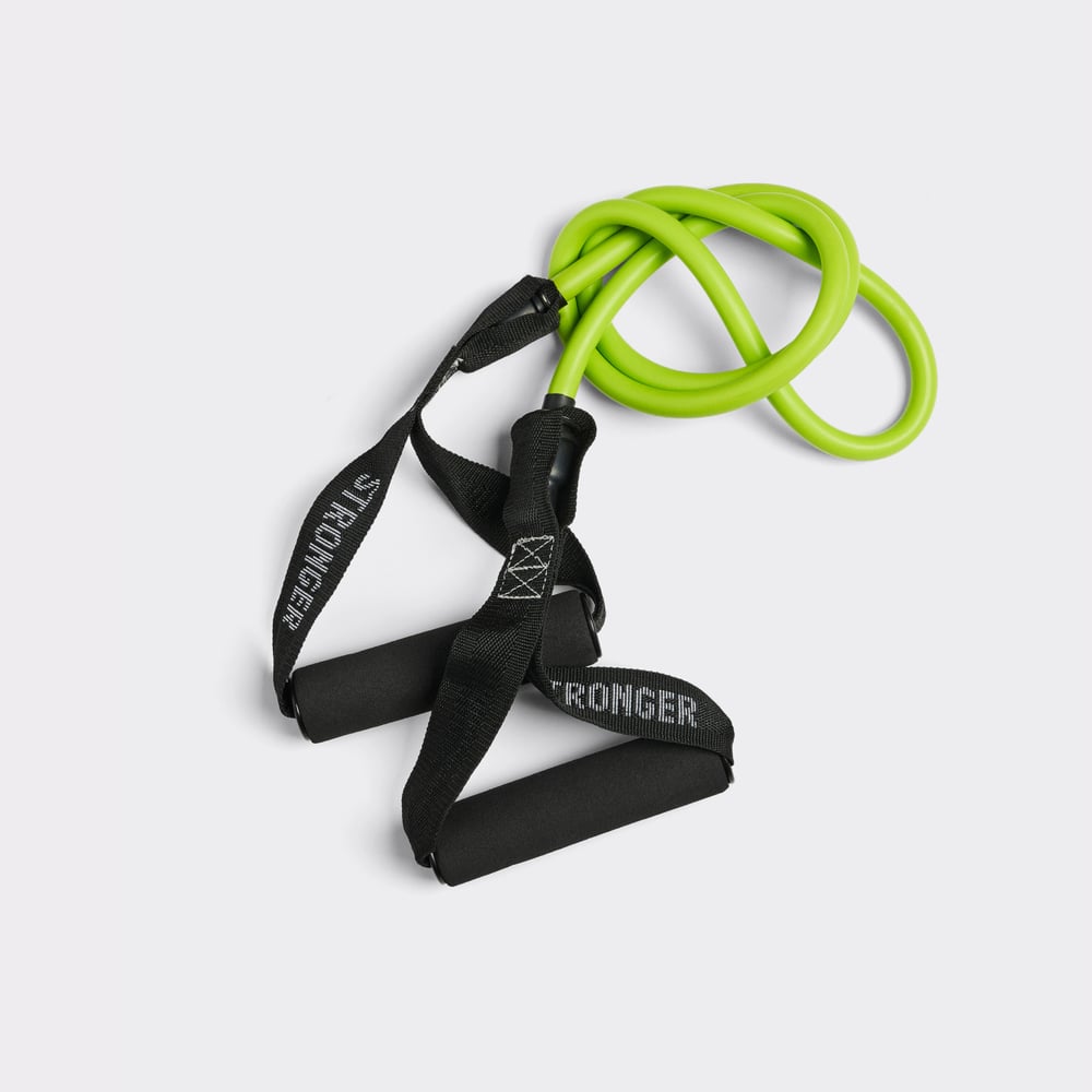 Hero Resistance Tube With Handle Green Acid