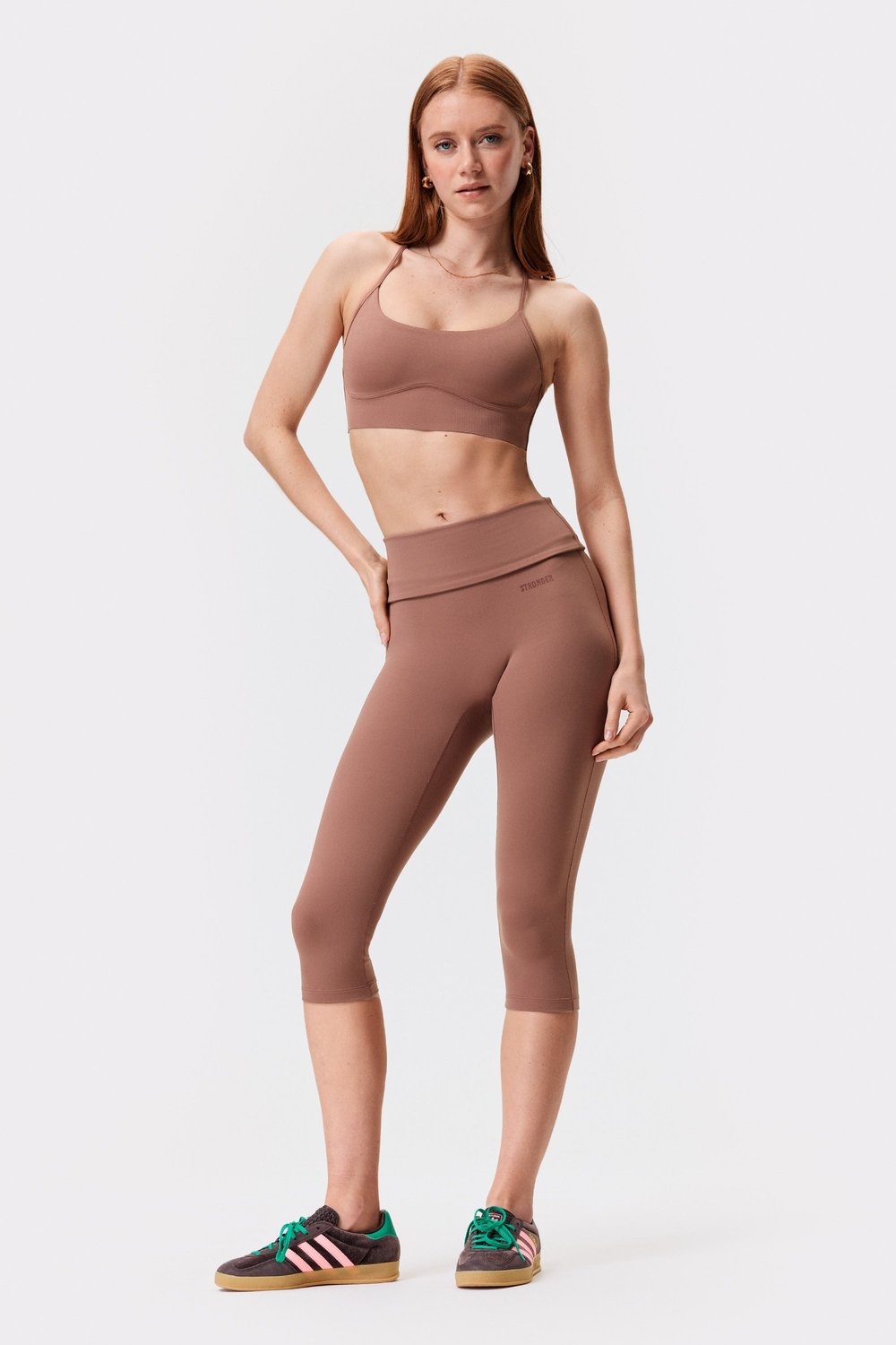 Soft Fold Over Capri Legging