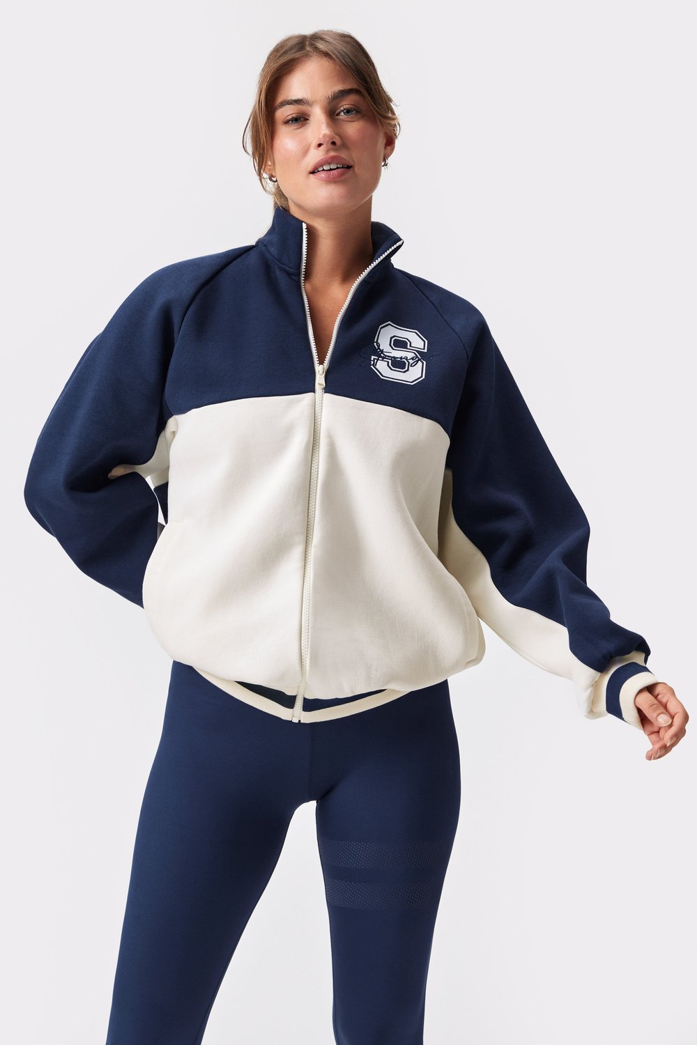 Sweatshirt Varsity Zip