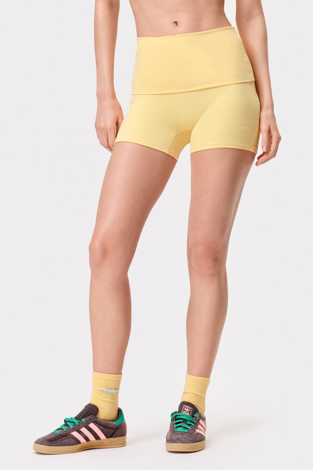 Soft Fold Over Mini Shorts