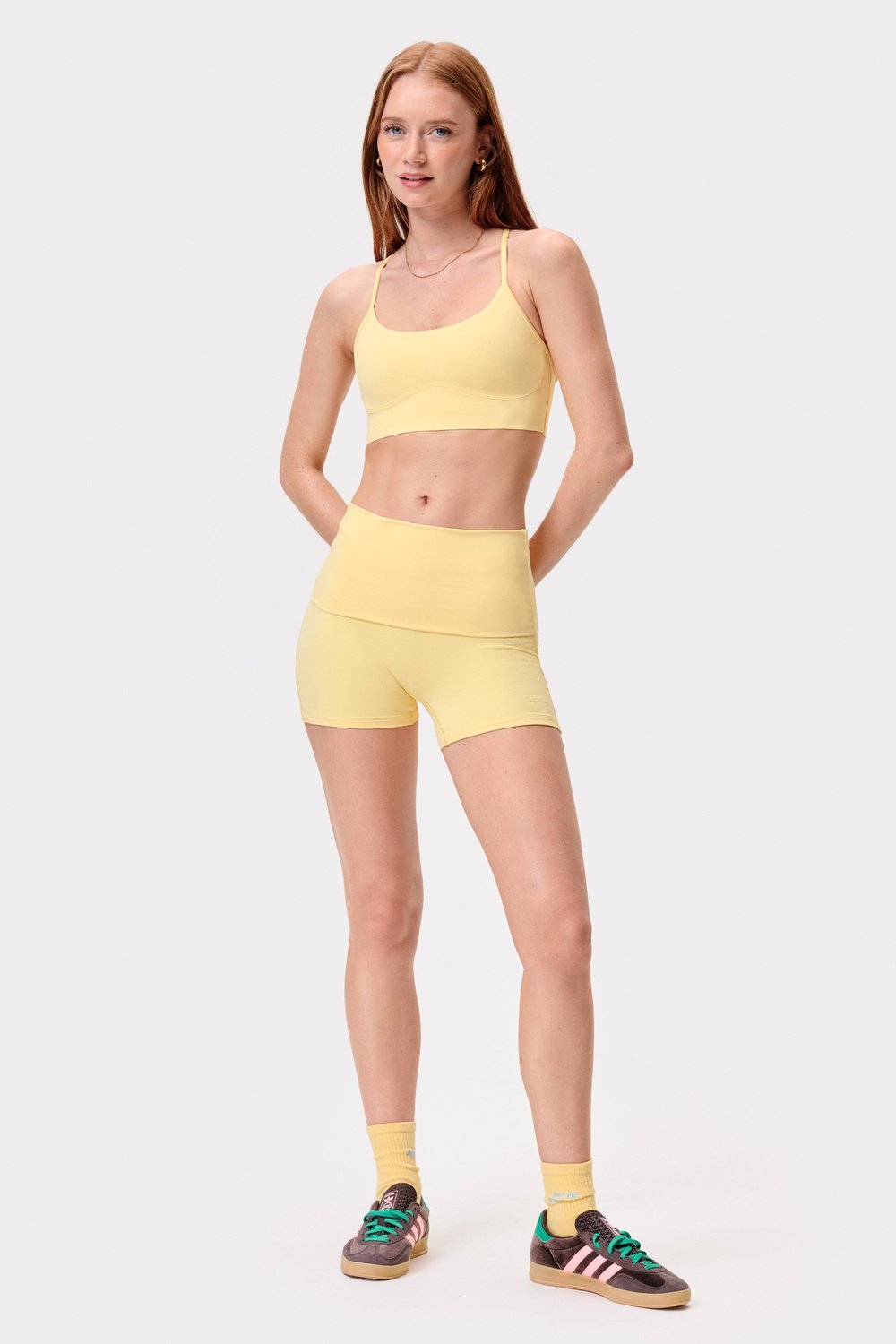 Soft Fold Over Mini Shorts
