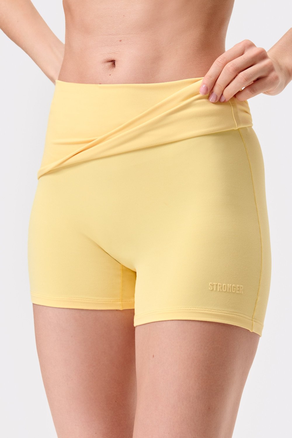 Soft Fold Over Mini Shorts