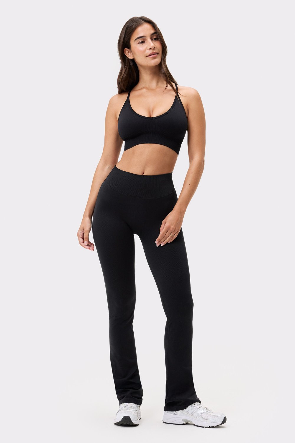 Seamless Contour Ribbed Bootcut Leggings