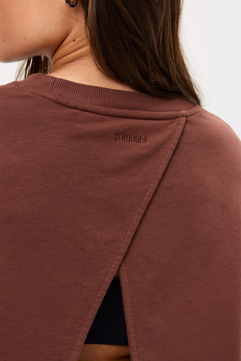 Open Back Sweatshirt