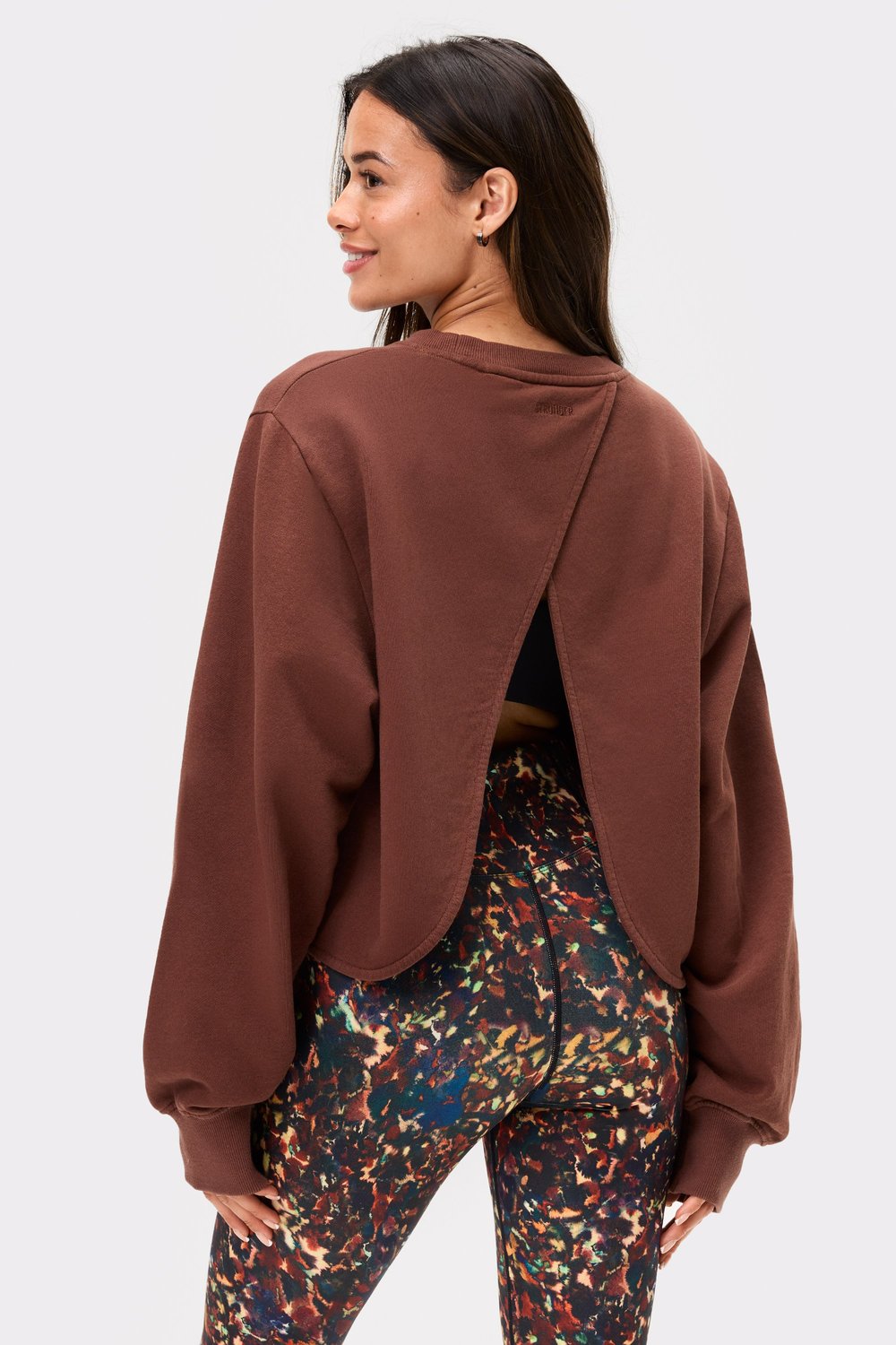 Open Back Sweatshirt