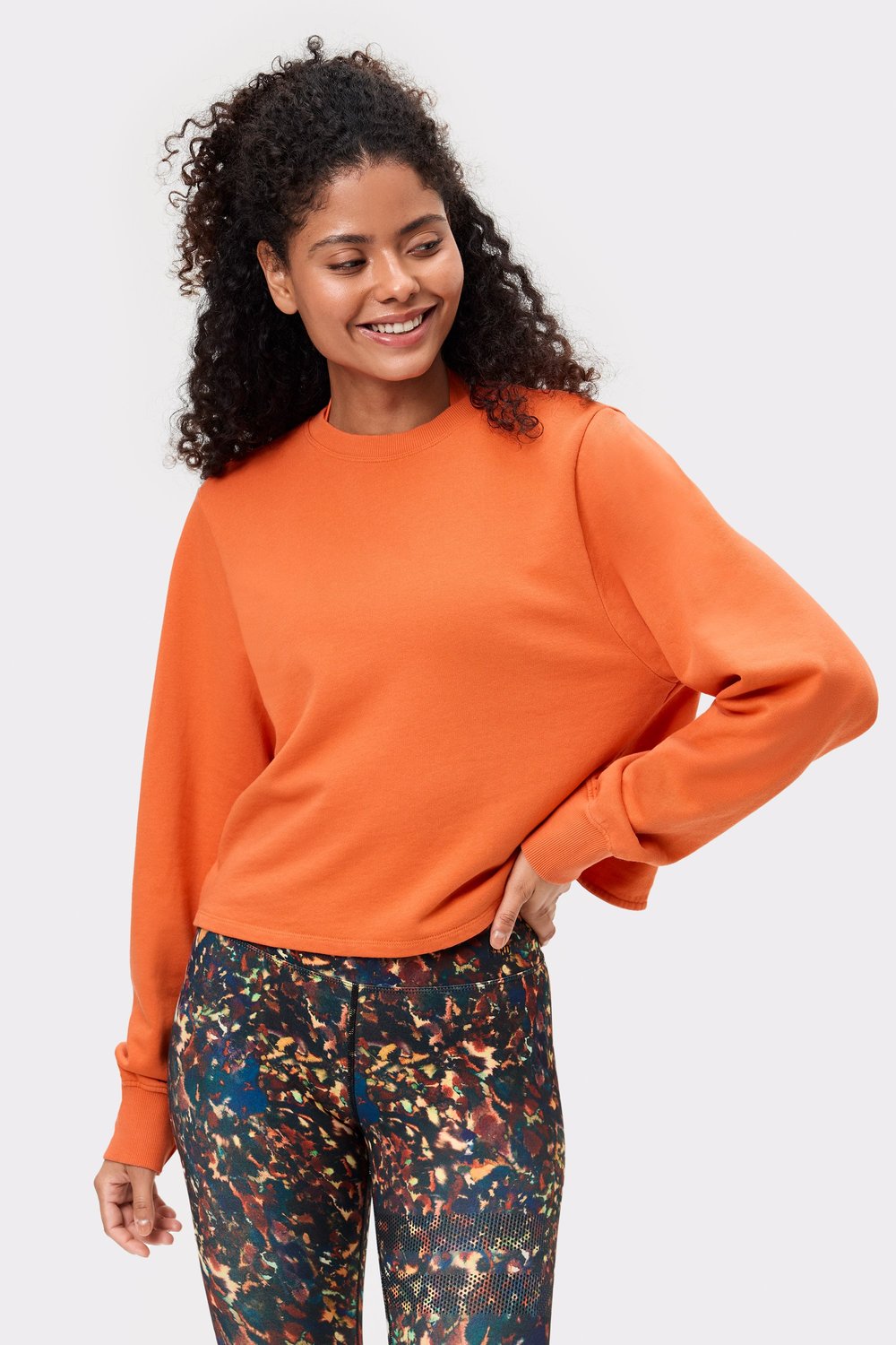 Open Back Sweatshirt