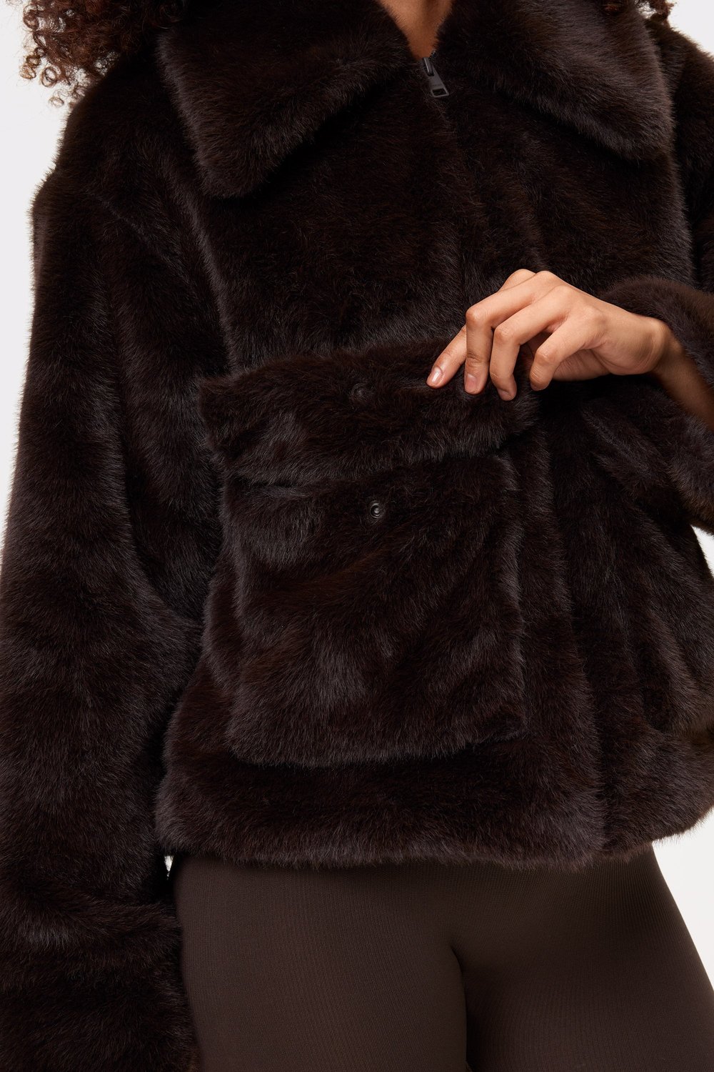 Fluffy Pocket Jacket