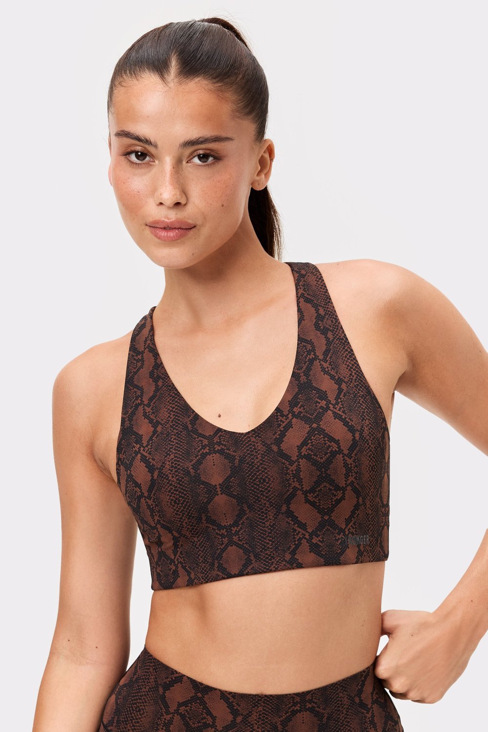 Sleek Printed Sports Bra