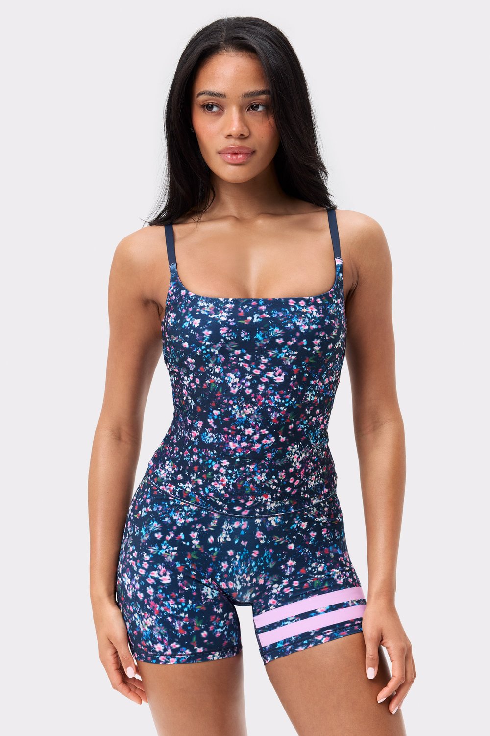 The Printed One Strap Tank Top