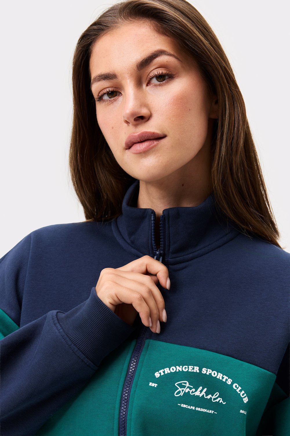 Oversized Full Zip Sweatshirt