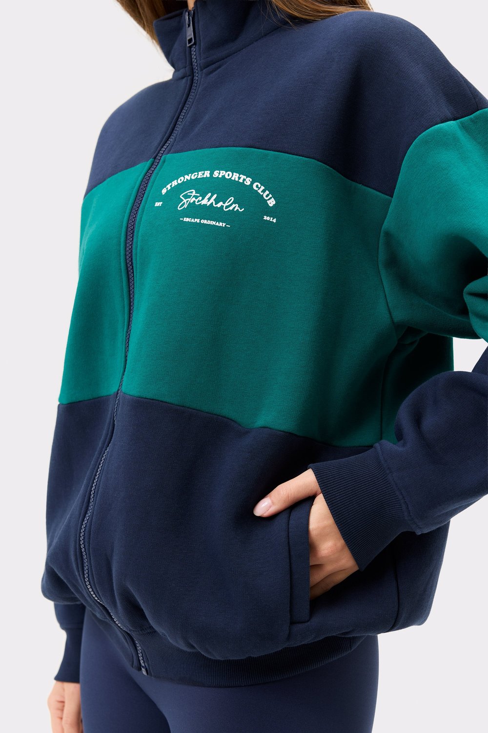 Oversized Full Zip Sweatshirt