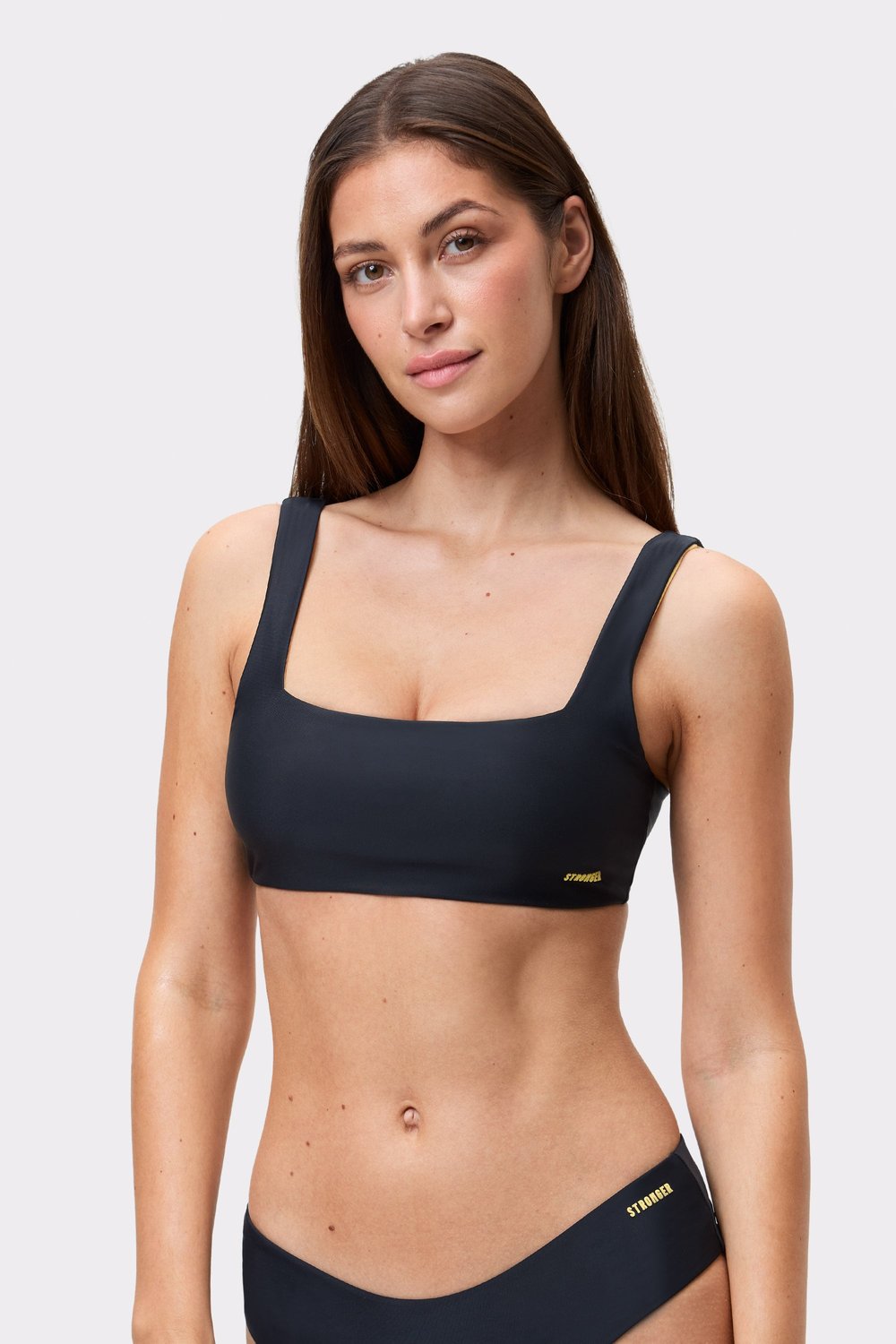 Square Neck Adjustable Bikini Bra