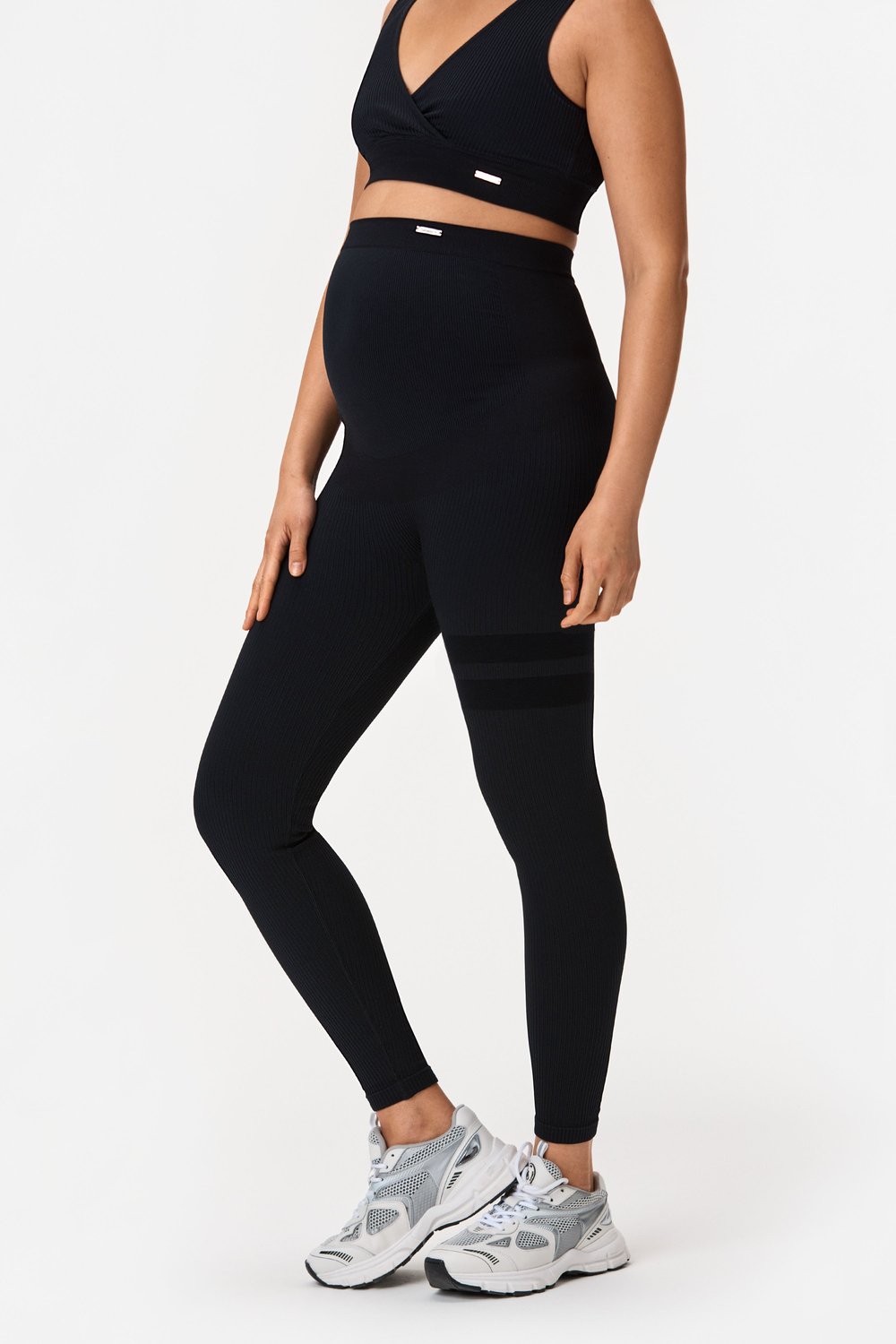 Rib Seamless Maternity Legging