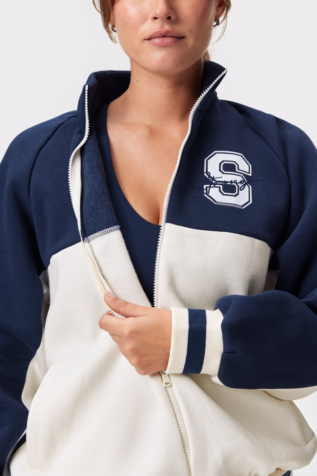 Sweatshirt Varsity Zip
