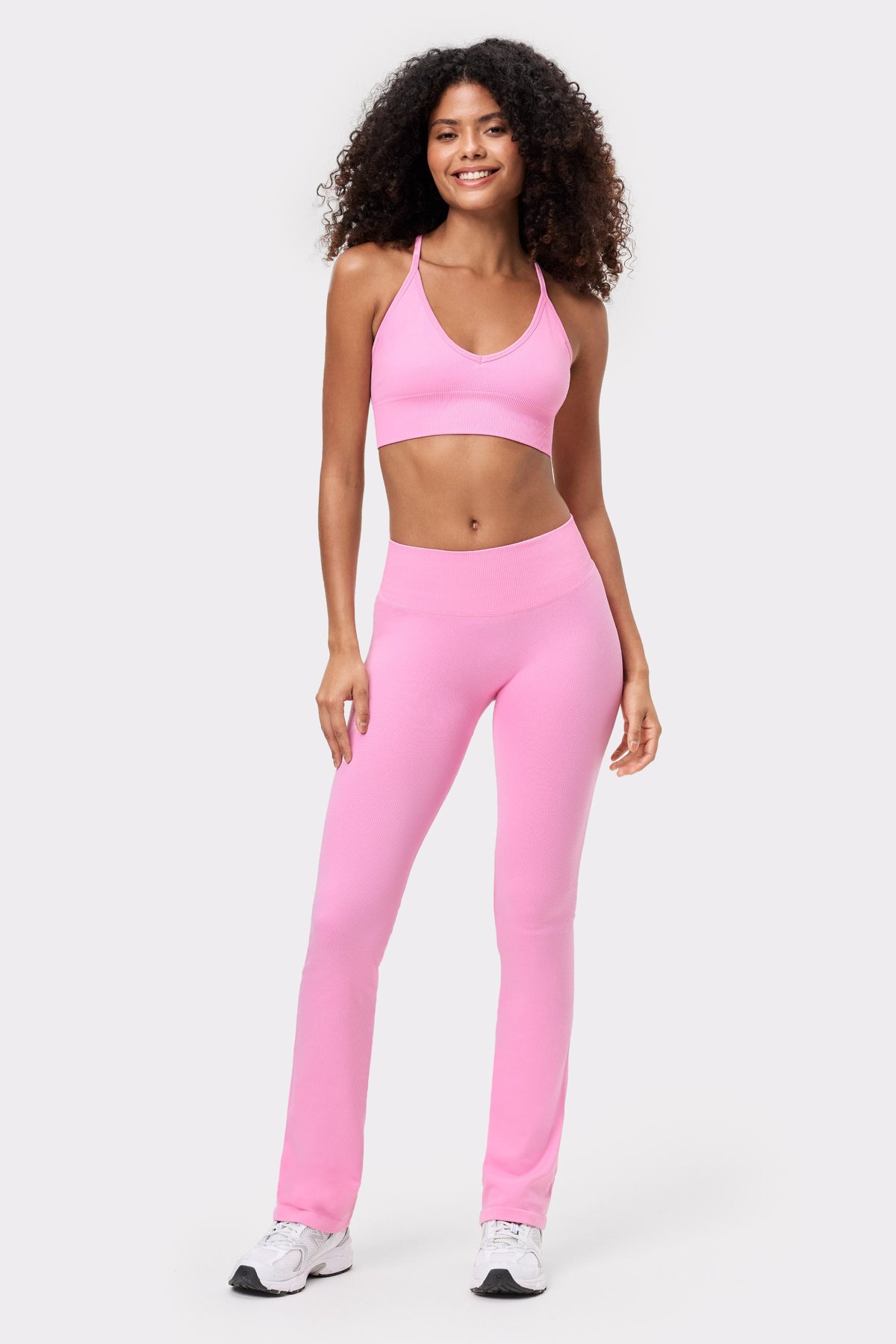 Seamless Contour Ribbed Bootcut Leggings