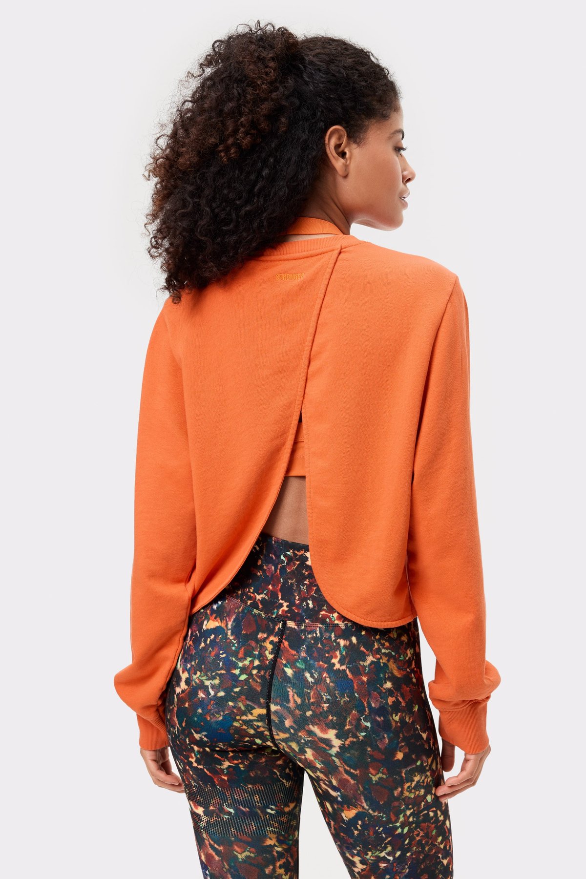 Open Back Sweatshirt