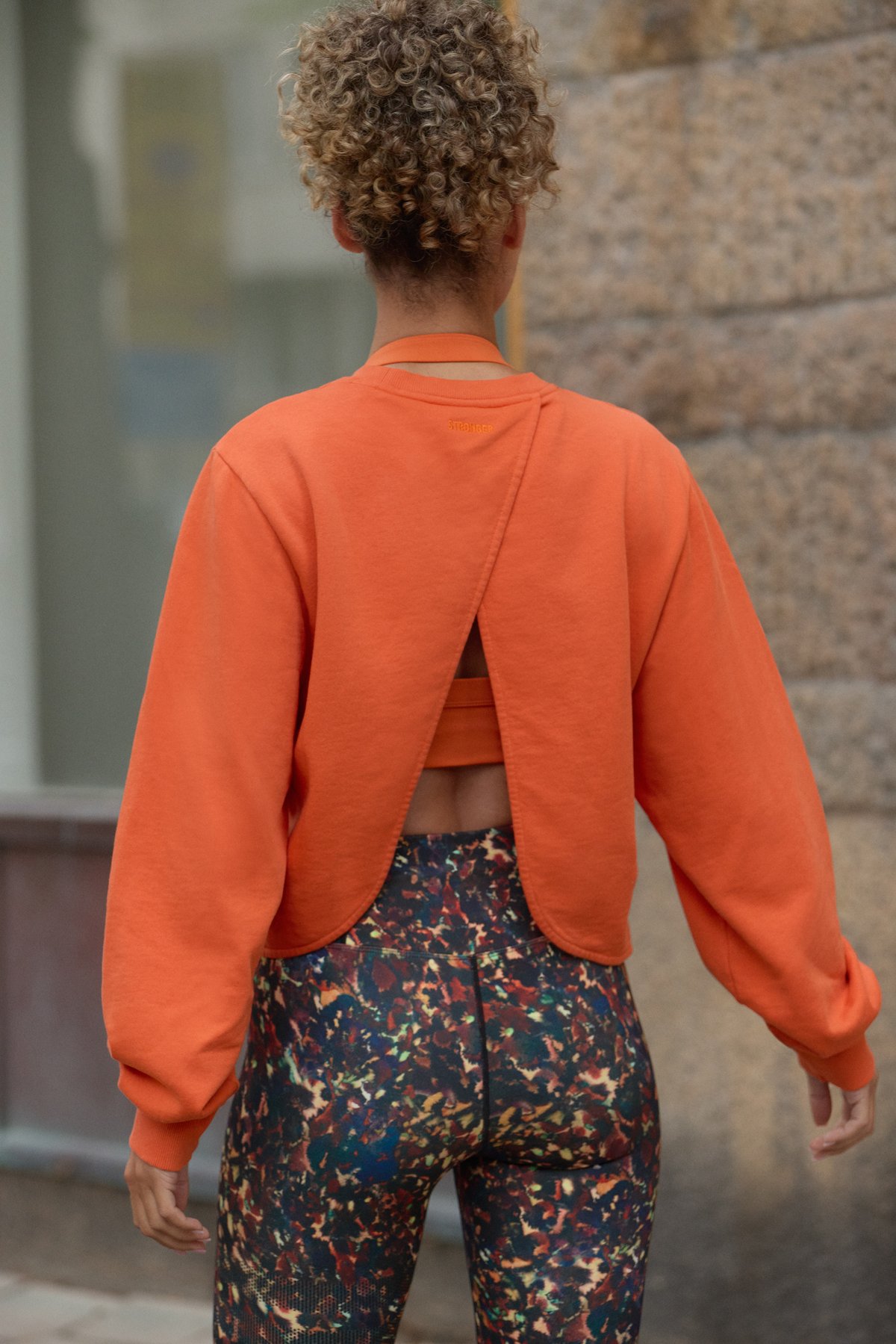 Open Back Sweatshirt