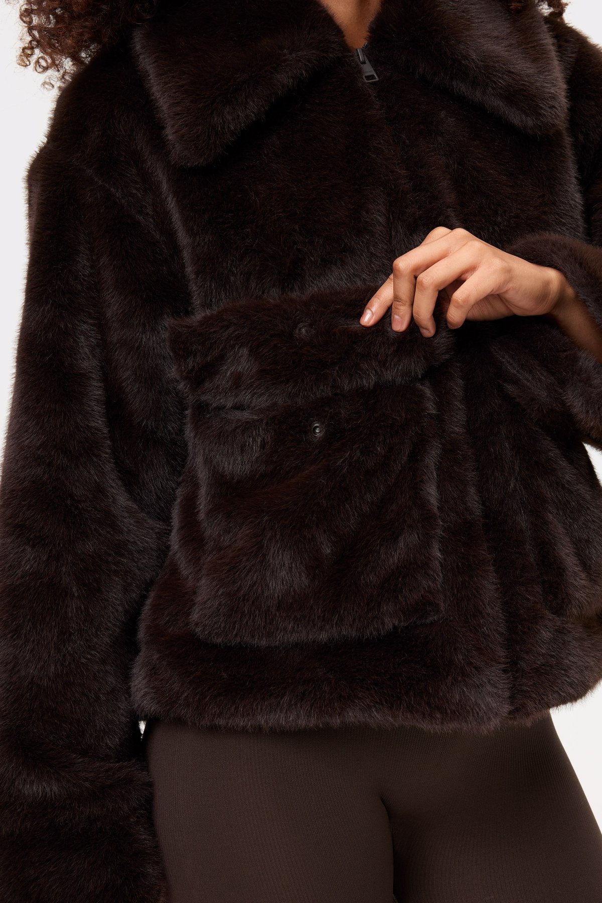 Fluffy Pocket Jacket