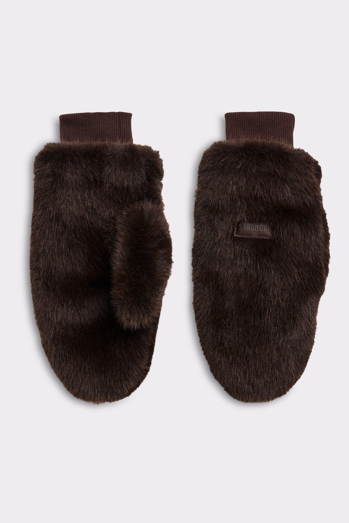 Faux Fur Mittens