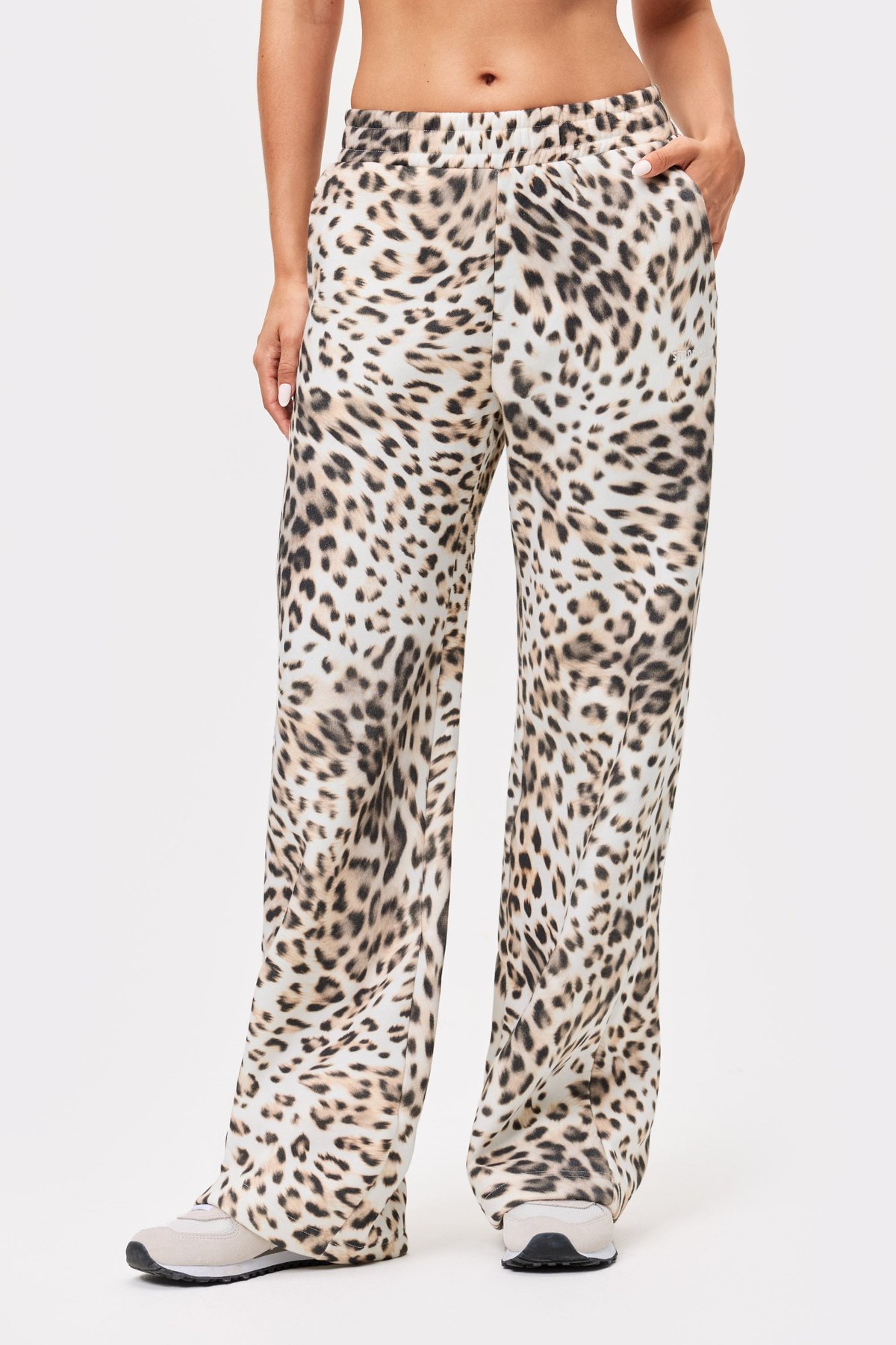 Relaxed Wide Printed Sweatpants