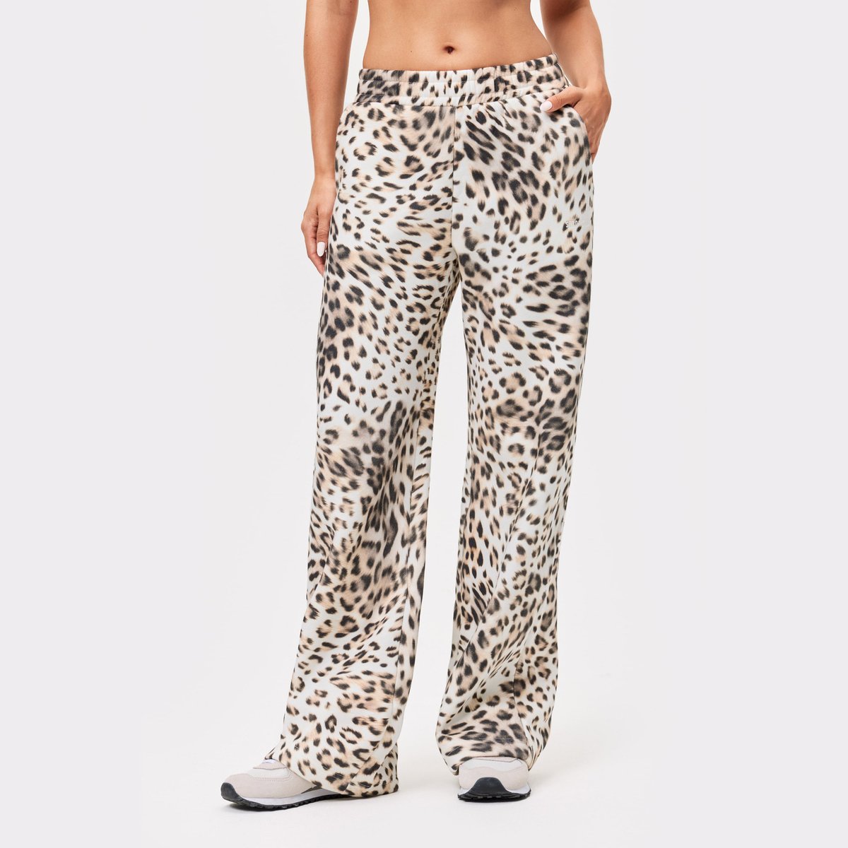 Relaxed Wide Printed Sweatpants