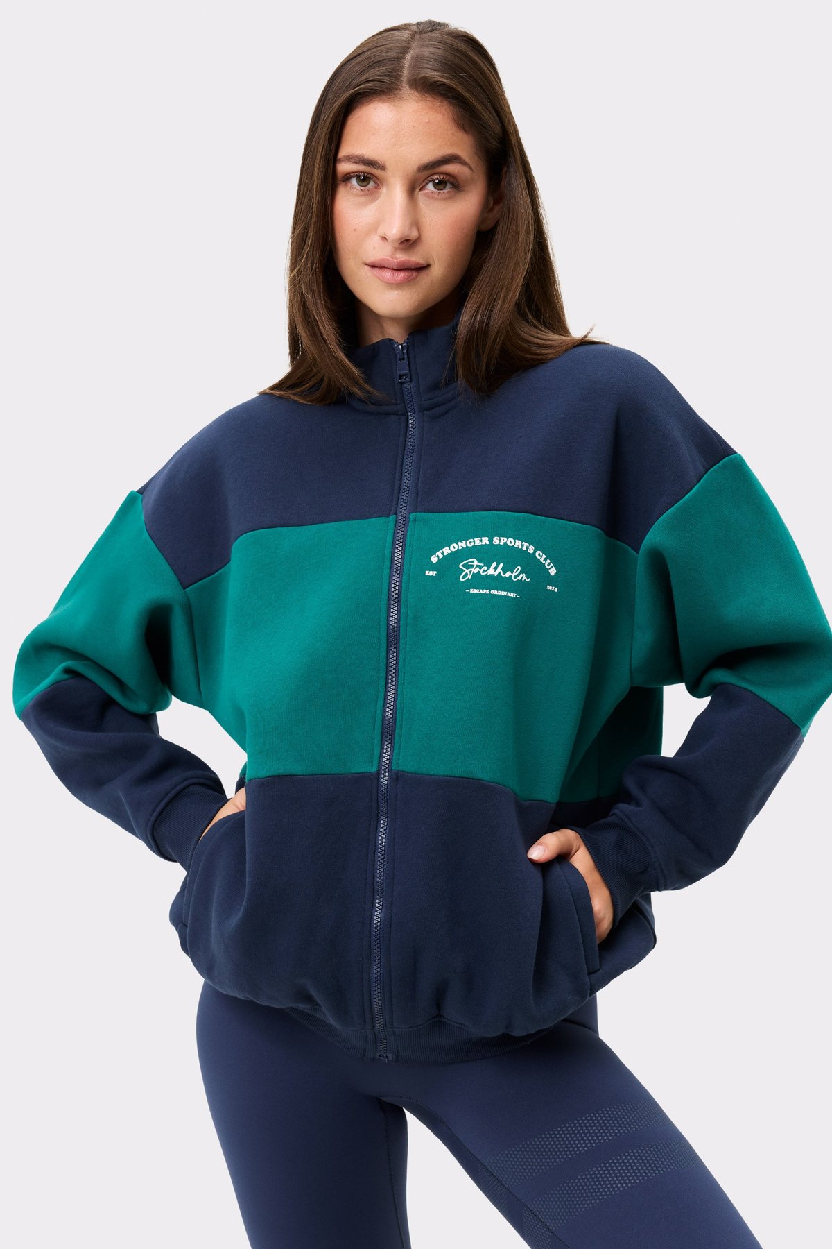 Oversized Full Zip Sweatshirt