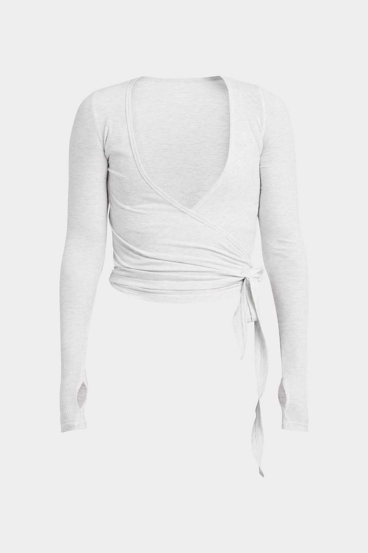 Soft Rib Wrap Long Sleeve