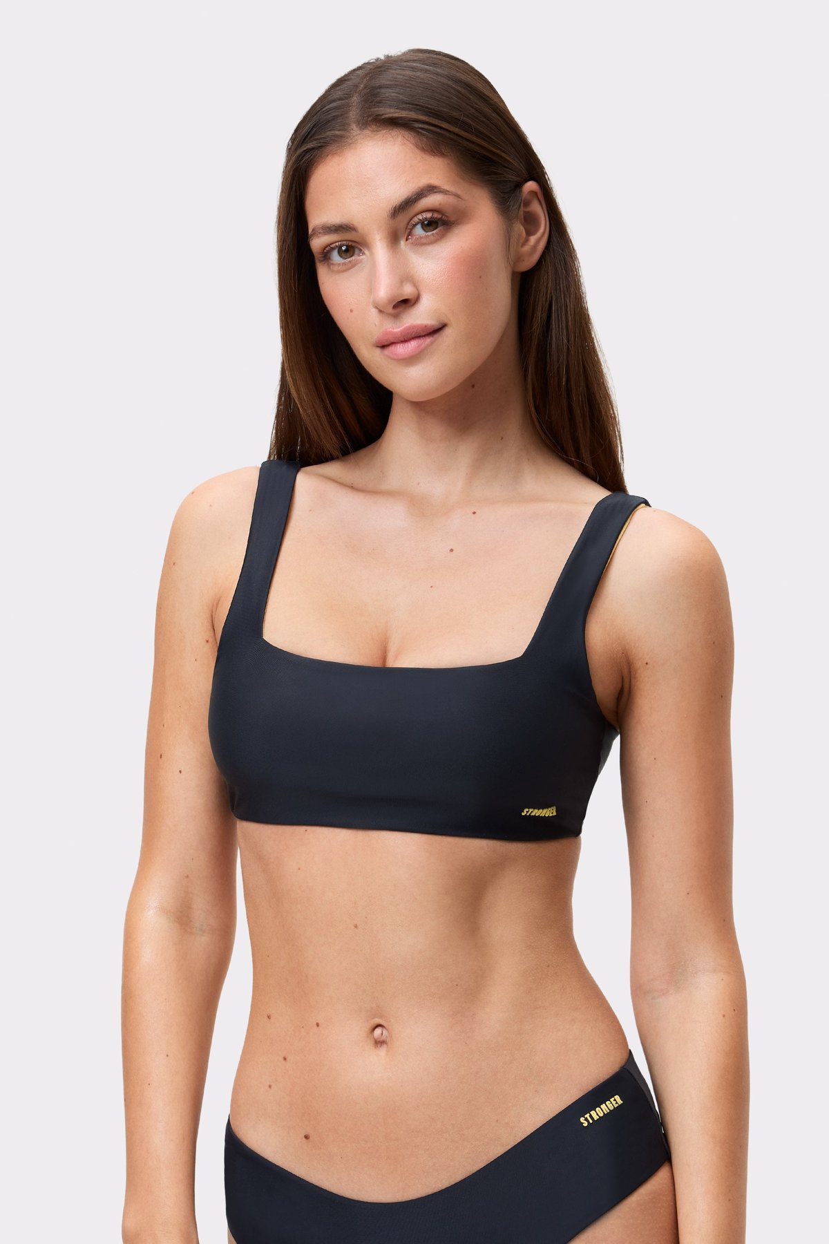 Square Neck Adjustable Bikini Bra