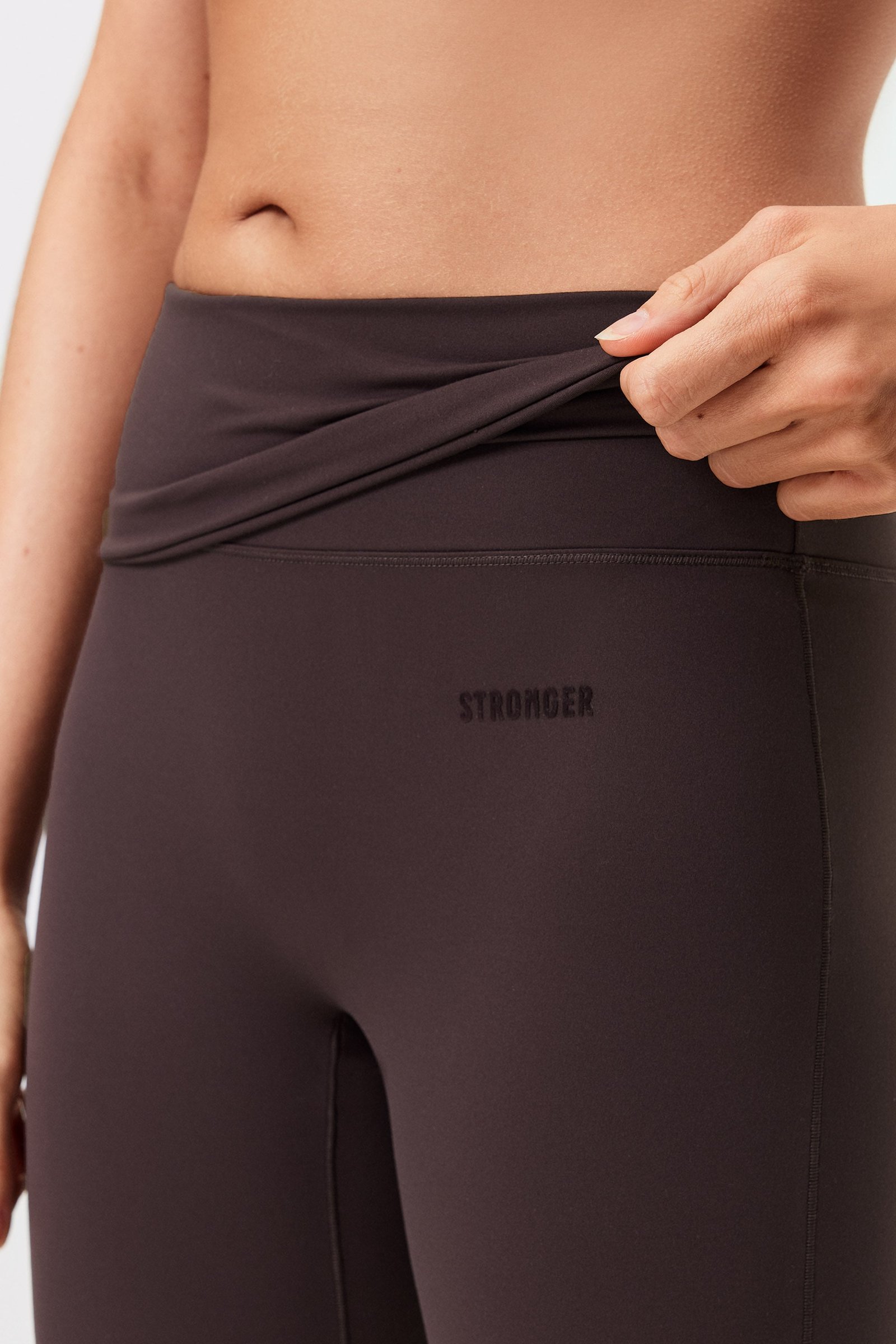 Soft Fold Over Flared Leggings