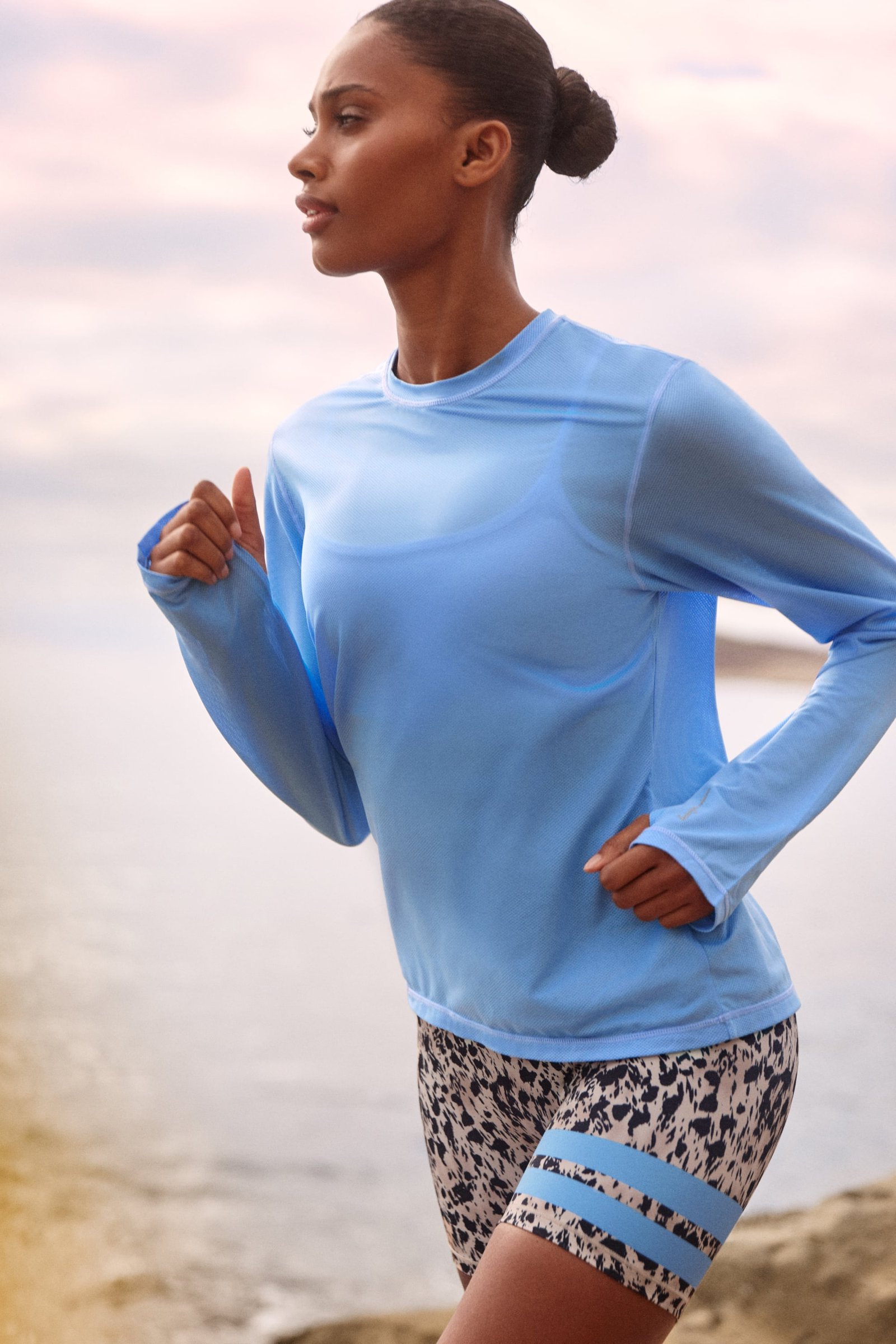 Mesh Running Long Sleeve