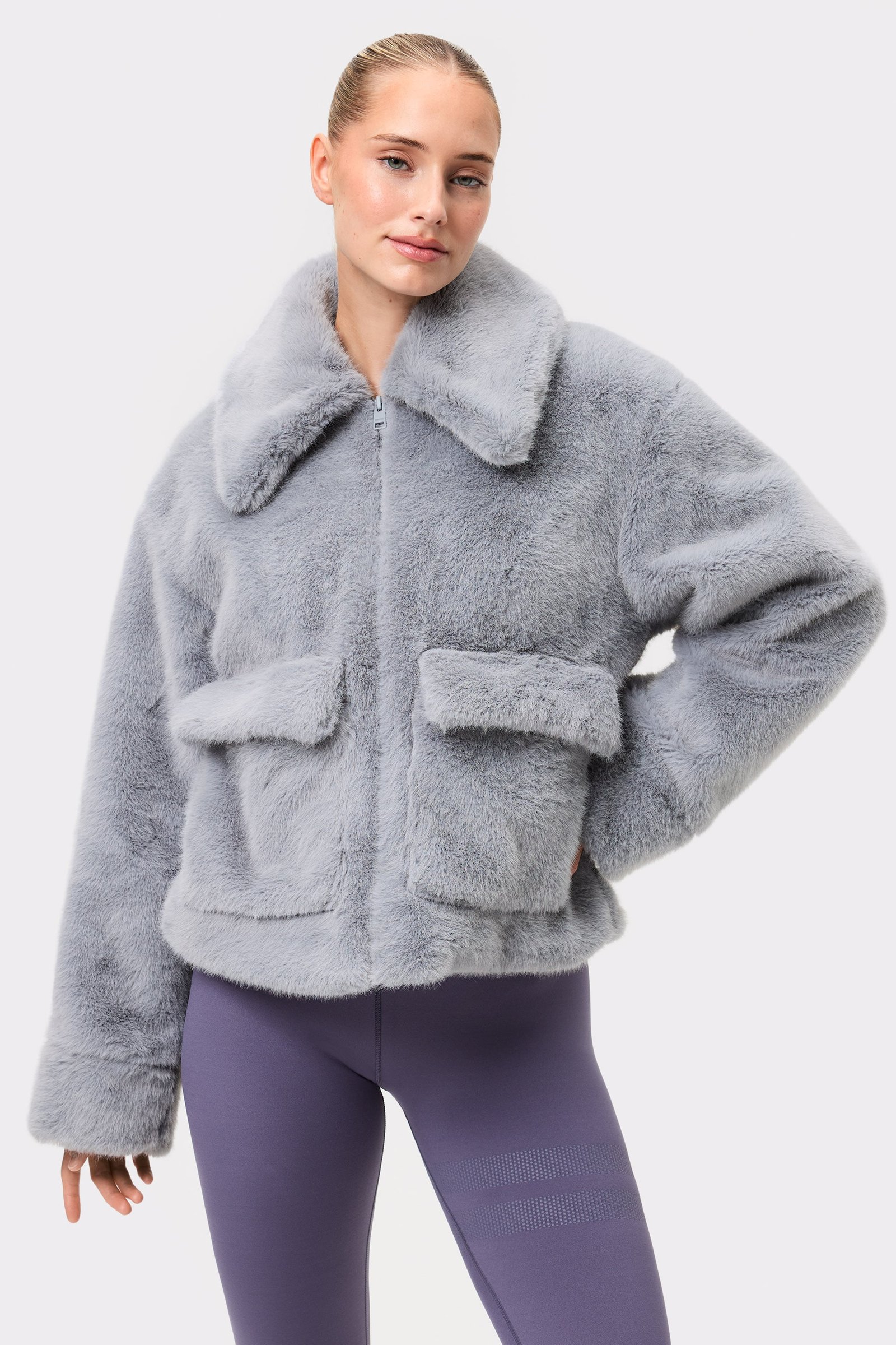 Fluffy Pocket Jacket