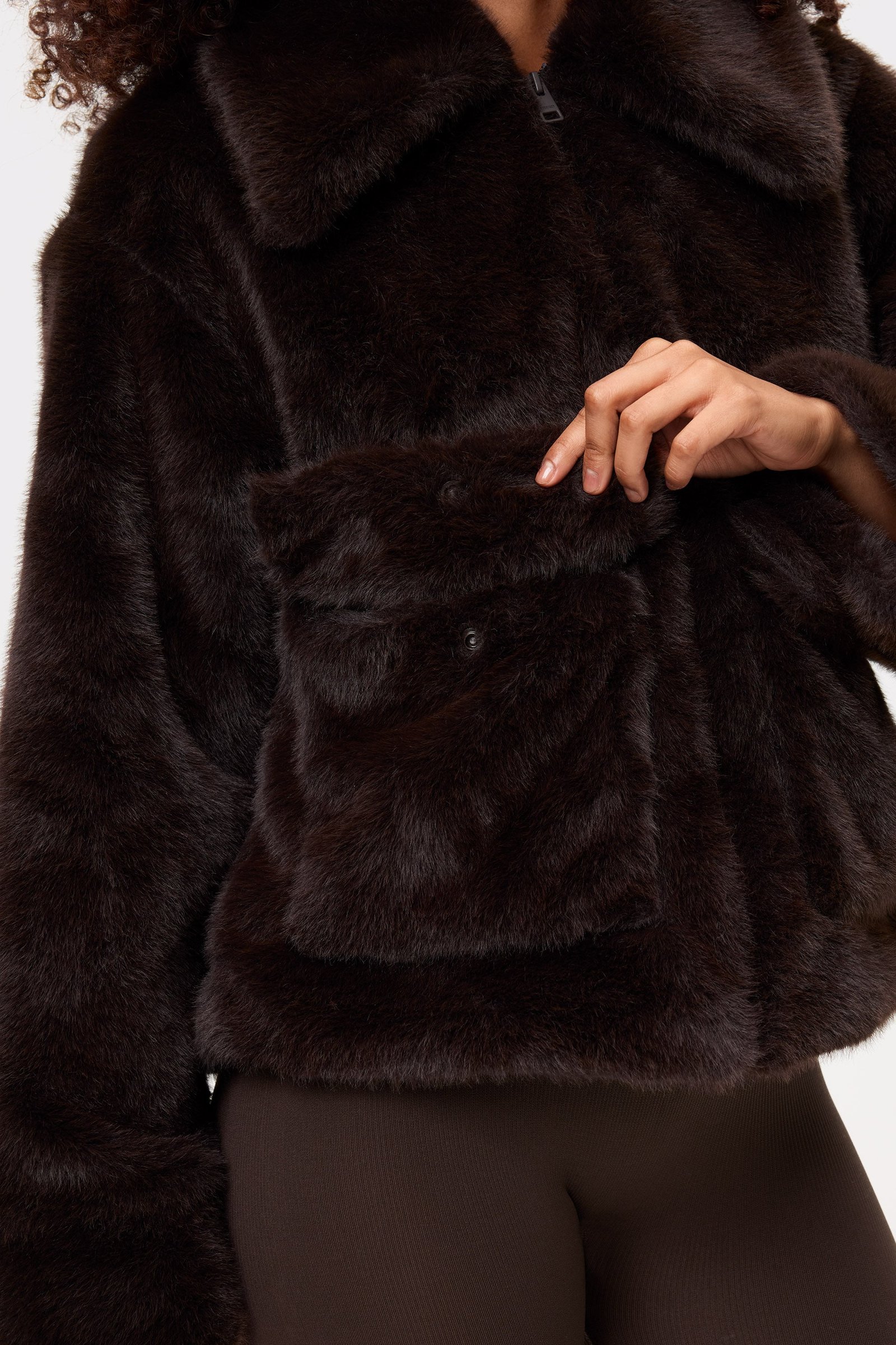 Fluffy Pocket Jacket