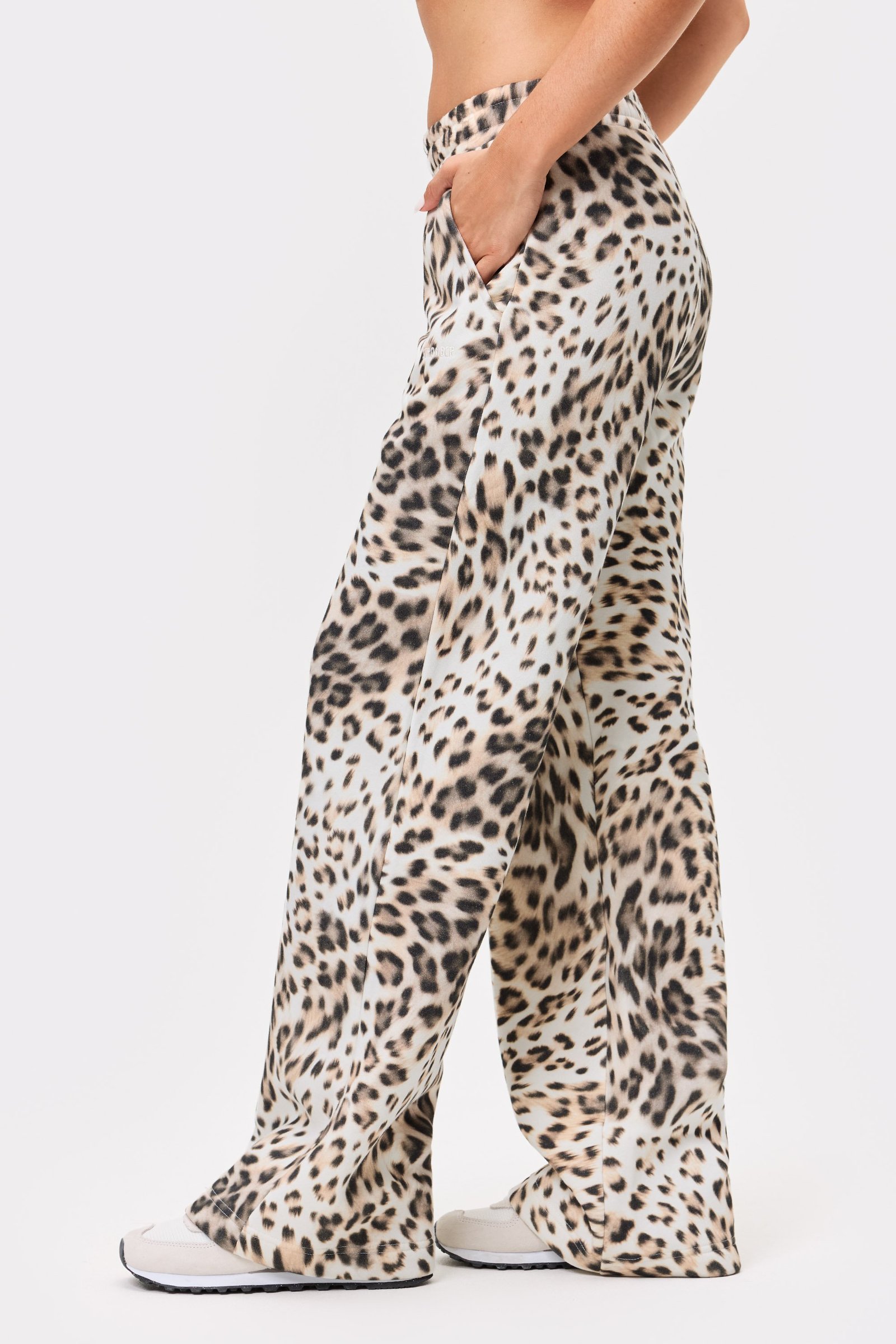 Relaxed Wide Printed Sweatpants