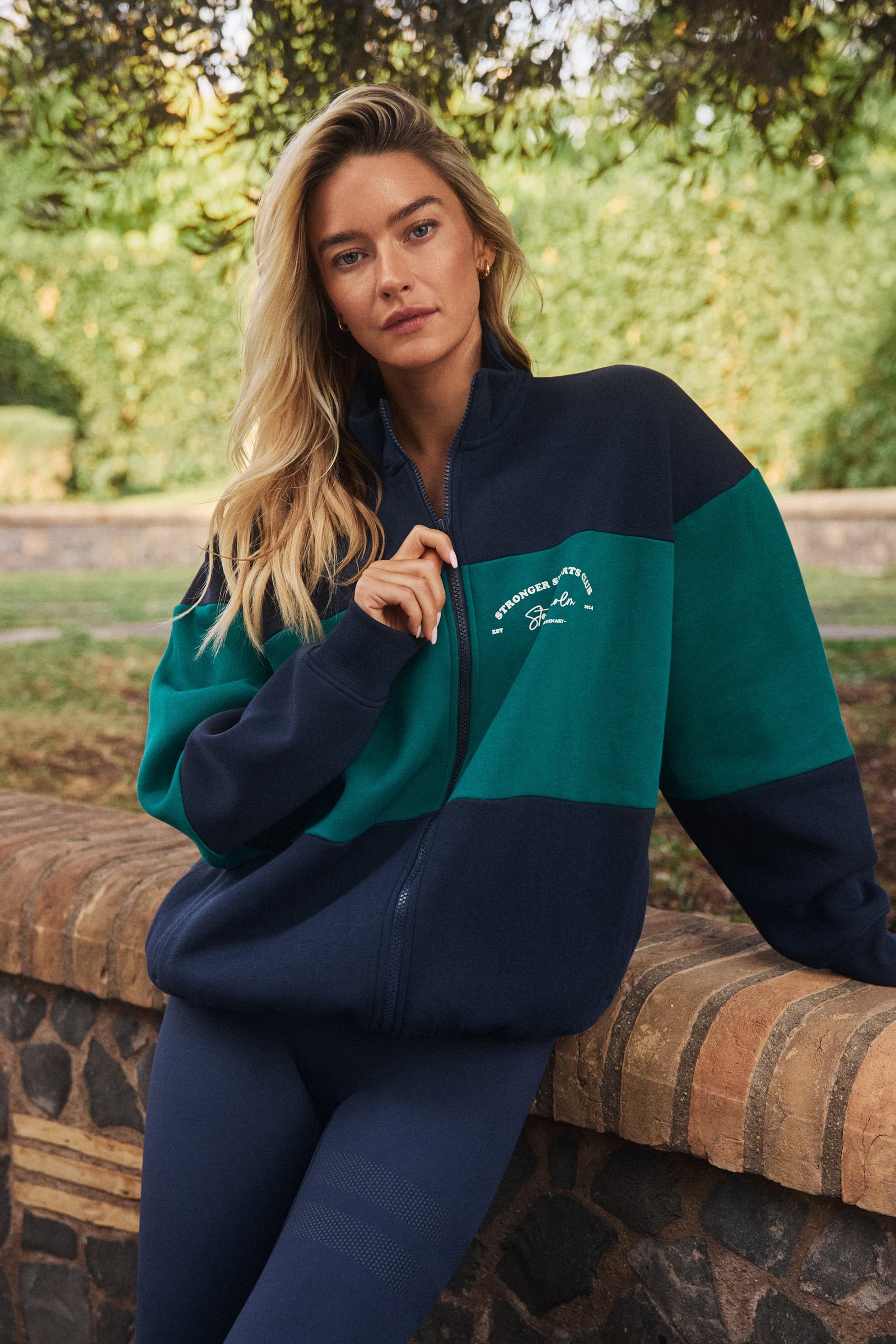 Oversized Full Zip Sweatshirt