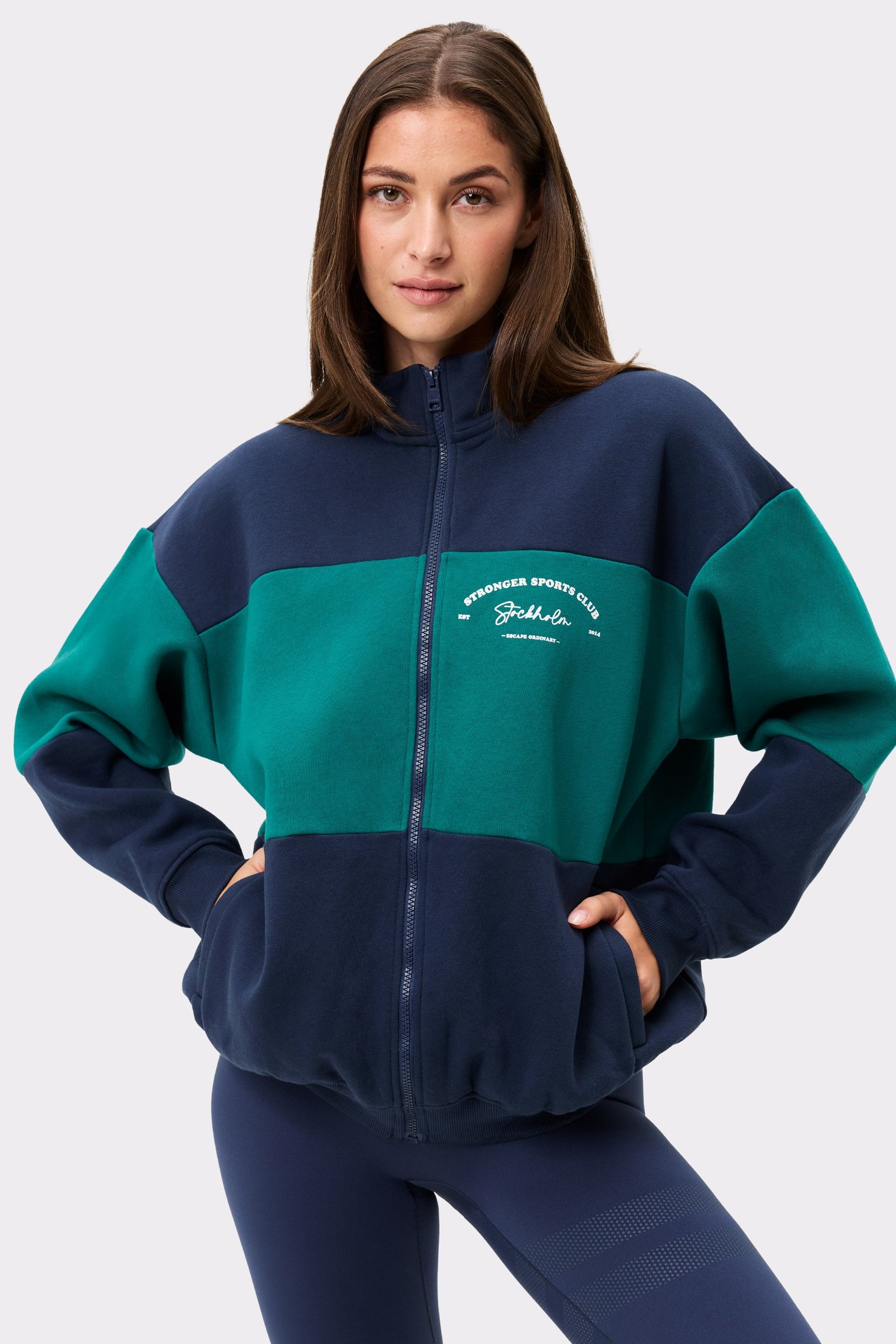 Oversized Full Zip Sweatshirt