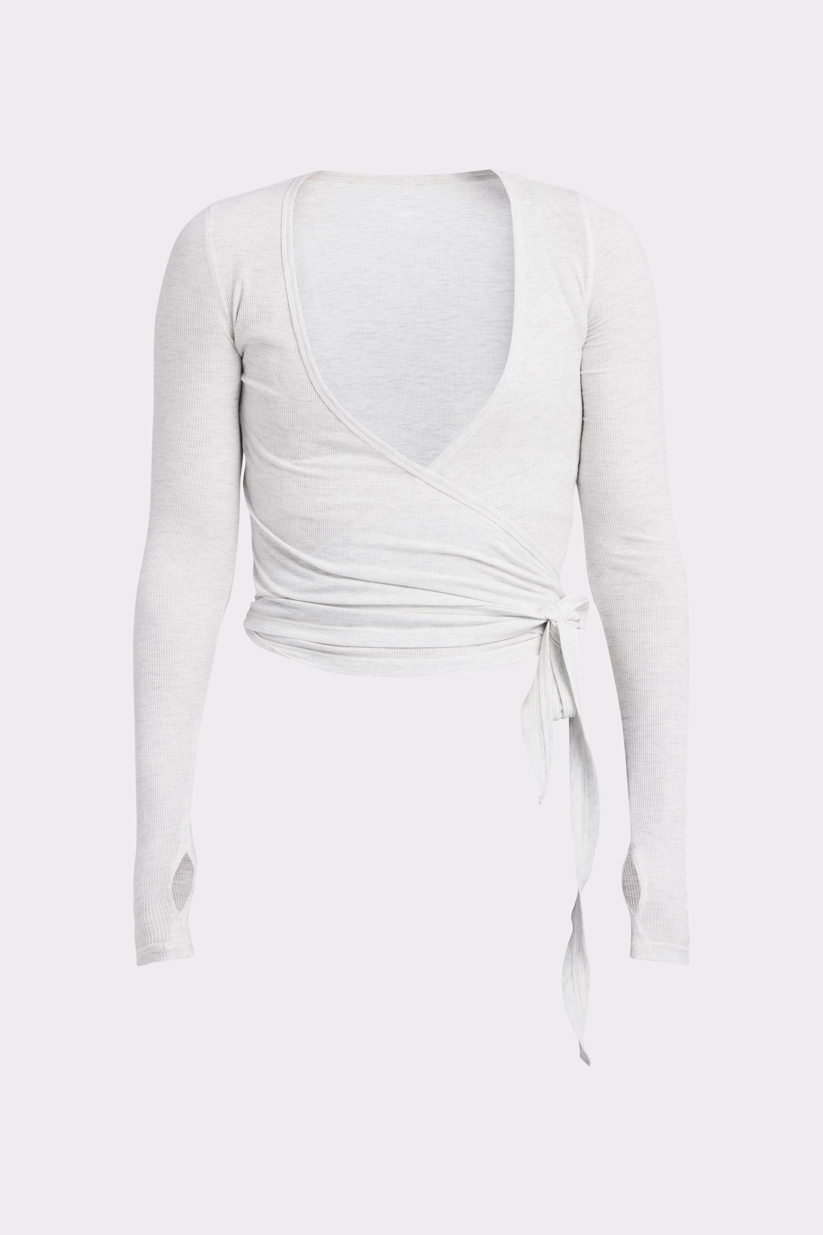 Soft Rib Wrap Long Sleeve