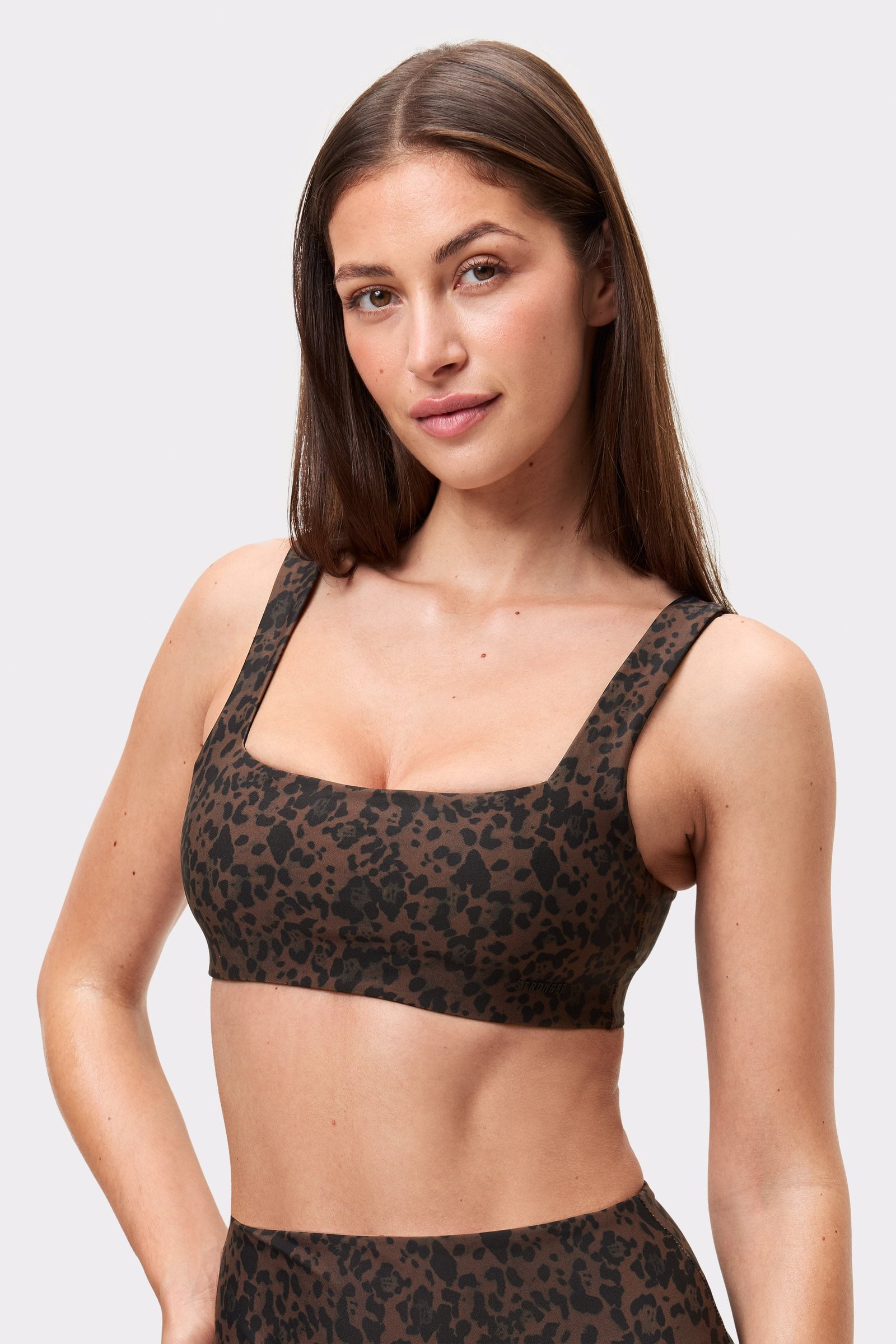 Square Neck Adjustable Bikini Bra