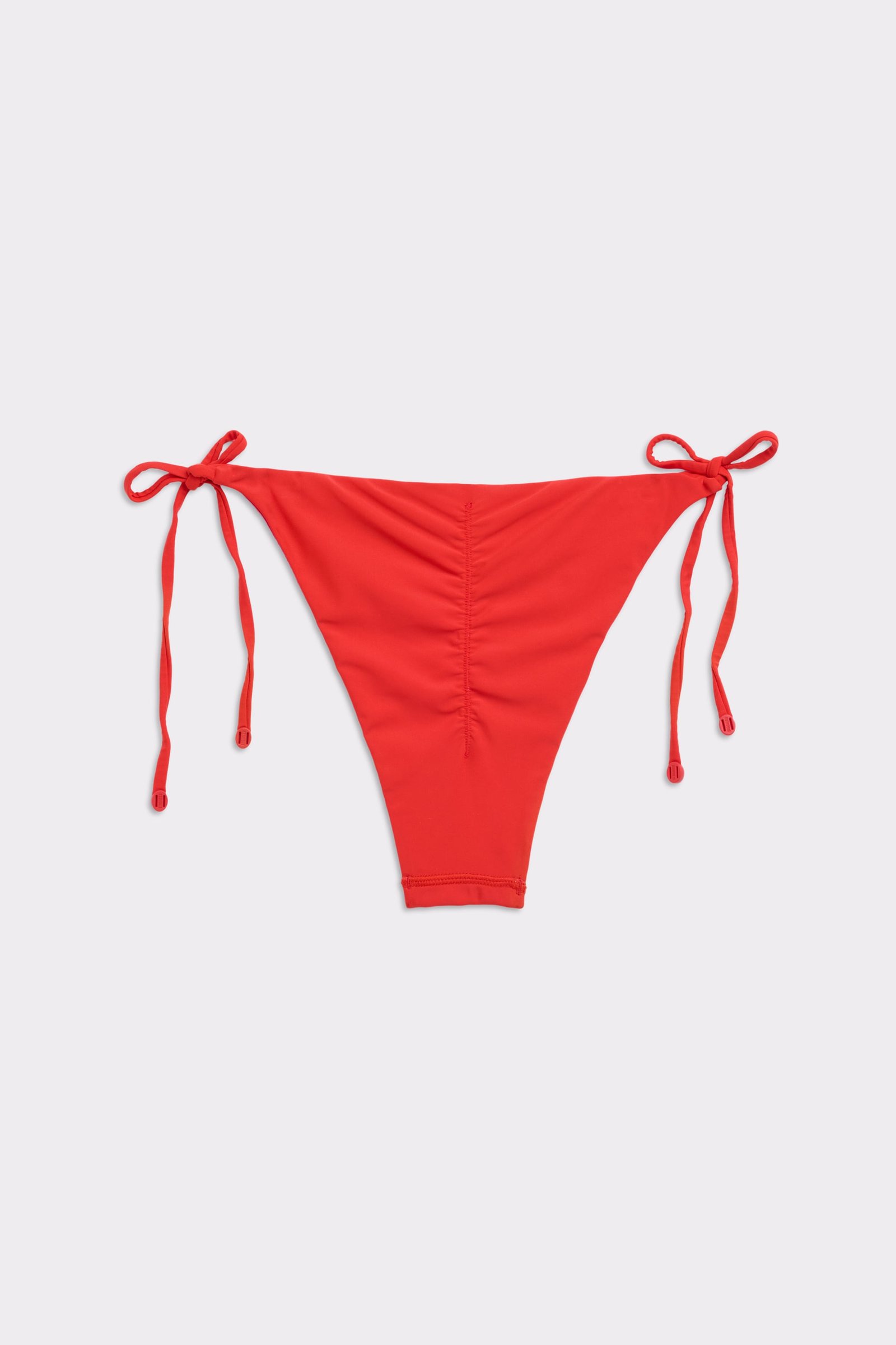 Tie Triangle Scrunch Bikini Bottom