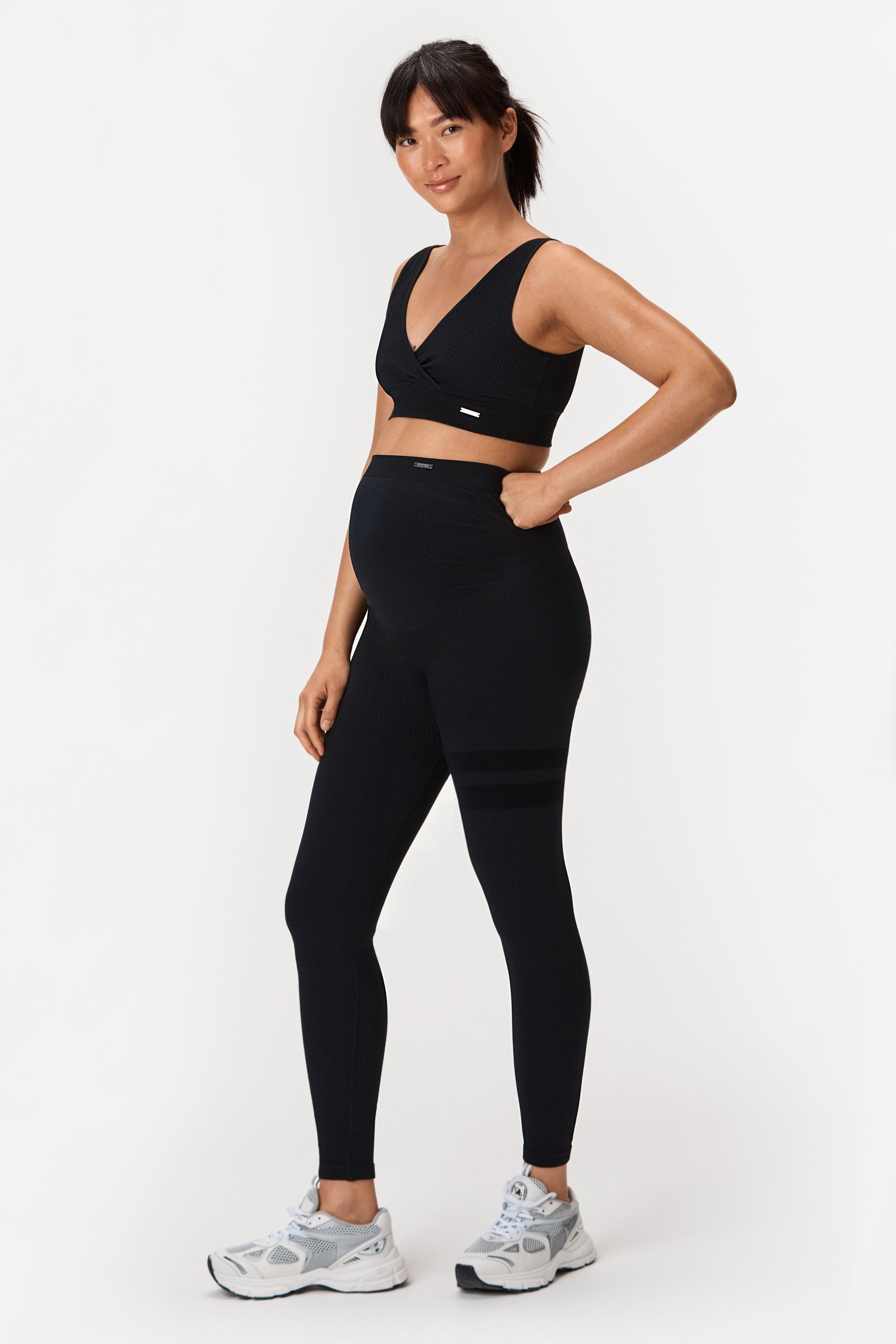 Rib Seamless Maternity Legging